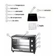 HORNO ELECTRICO YL32N 32 LTS 1500 WTS TEMPORIZADOR
