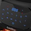 FREIDORA GOLDSTAR GD430 DIGITAL 6 LTS 1300 WTS TACTIL 8 PROGRAMAS NEGRA