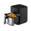 FREIDORA DE AIRE SERIE DORADA SDAF-7500 DIGITAL 7.5 LTS 1700 WTS 10 PROG NEGRO ACERO INOX