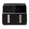 FREIDORA DE AIRE KEN BROWN AF-860 DIGITAL AIR FRYER DOBLE ZONA 11 LTS 1700 WTS NEGRA