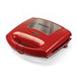 WAFFLERA ELÉCTRICA KEN BROWN SW-282 750 W ROJA Y ACERO INOXIDABLE