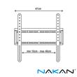 SOPORTE NAKAN SPL-484F FIJO DE 32\" A \"60
