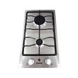 ANAFE DOMEC AX2V MULTIGAS DOS HORNALLAS AC INOX MULTIGAS REJILLA