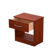 MESA DE LUZ 1 CAJÓN MOSCONI SUPER EXPRESS MESITA DE NOCHE 56149 COLOR CAOBA
