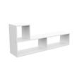 MUEBLE RACK TV LED MOSCONI MÓDULO L COMBINABLE LIVING 81014 COLOR BLANCO
