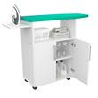 MUEBLE ORGANIZADOR DE PLANCHADO MOSCONI TABLA DE PLANCHAR 10072 COLOR BLANCO
