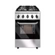 COCINA SAHO KUMA 18090 MULTIGAS INDUSTRIAL 55 CM 4 HORNALLAS AC INOX PUERTA VIDRIO
