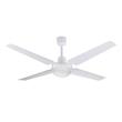 VENTILADOR DE TECHO LILIANA VTHB114 LUZ 4 ASPAS METAL 5 VELOCIDADES BLANCO