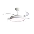 VENTILADOR DE TECHO LILIANA VTHB603R 42 PULGADAS 4 PALAS RETRACTILES LUZ CONTROL REMOTO BLANCO