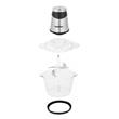PICADORA DAEWOO DFP-510 2 LTS 500 WTS VIDRIO 2 VELOCIDADES ACERO INOX NEGRO