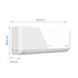 AIRE ACONDICIONADO ALASKA ASI52WCLW 5250 WTTS 4515 F INVERTER FRIO CALOR BLANCO