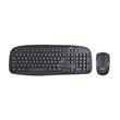 COMBO MOUSE Y TECLADO KANJI KJ-TECMOUIN005 INALAMBRICOS PLUG AND PLAY NEGRO