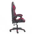 SILLON GAMER KANJI KJ-395T-BR ERGONOMICO RECLINABLE 135 GRADOS NEGRO Y ROJO