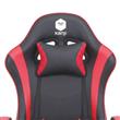 SILLON GAMER KANJI KJ-395T-BR ERGONOMICO RECLINABLE 135 GRADOS NEGRO Y ROJO