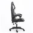 SILLON GAMER KANJI KJ-395 BW ERGONOMICO RECLINABLE 135 GRADOS NEGRO Y BLANCO