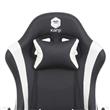 SILLON GAMER KANJI KJ-395 BW ERGONOMICO RECLINABLE 135 GRADOS NEGRO Y BLANCO