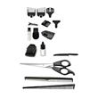CORTADORA DE PELO GA-MA GM-566 KIT 29 PIEZAS CON TRIMMER NEGRO