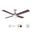 VENTILADOR DE TECHO LILIANA VTHM-314 4 PALAS DE MADERA PLAFÓN DE LUZ 80 W