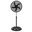VENTILADOR DE PIE KEN BROWN CR-20 20 PULGADAS 100W 5 ASPAS BASE REDONDA NEGRO
