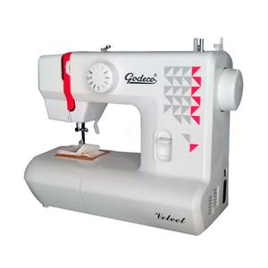 MAQUINA DE COSER GODECO VELVET CROCHET Y BOBINA DE ACERO OJAL 4 P SURFIL
