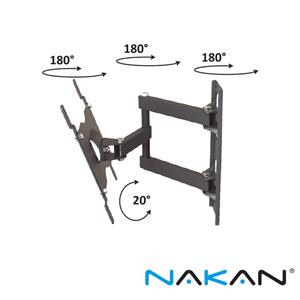 SOPORTE NAKAN MOD.SPL-575 EXTENSIBLE DOBLE BRAZO 13\" A 43\"