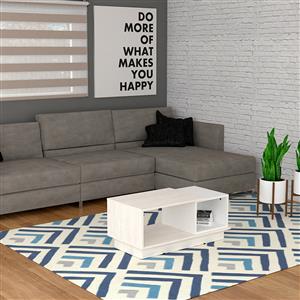 MESA RATONA MOSCONI MILENIAL MESA DE CENTRO LIVING 56802 COLOR VENEZIA BLANCO
