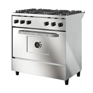 COCINA SAHO 820 KUMA 18079 PUERTA CIEGA 5 HORNALLAS ACERO INOX
