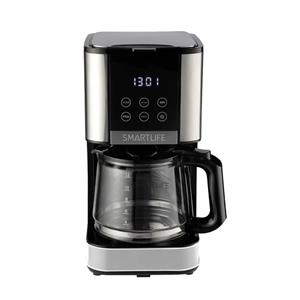 CAFETERA ELECTRICA SMARTLIFE SL-CMD1520 DE FILTRO DIGITAL 1.5 LTS 1000 WTS NEGRA
