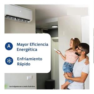 AIRE ACONDICIONADO ALASKA AS35WCHU 3200 WTS FRIO CALOR BLANCO