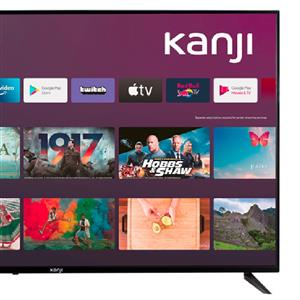 SMART TV KANJI KJ-75ST005 75 PULGADAS LED QLED 4K UHD GOOGLE TV NEGRO