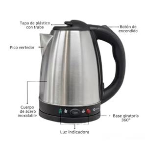 PAVA ELECTRICA ORYX CTMOSR9145 CORTE MATE 2 LTS 2200 WTS ACERO INOX