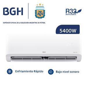 AIRE ACONDICIONADO SPLIT BGH BS54WCDW 5400W FRIO CALOR ON OFF BLANCO