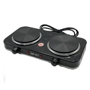 ANAFE ELECTRICO BNO AN-7022 DOBLE HORNALLA 2200 WTS 5 NIVELES NEGRO