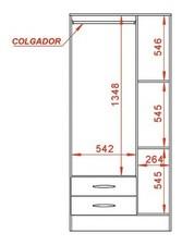 L/22-56337 - 3 P/ 2 CJ - CHOCOLATE SIN REVESTIR