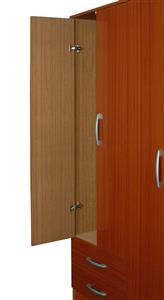 PLACARD MOSCONI 4 PUERTAS 2 CAJONES CAOBA